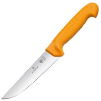 Ніж кухонний, побутовий Victorinox Swibo Butcher Wide (лезо: 160мм), жовтий 5.8421.16