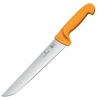 Ніж кухонний, побутовий Victorinox Swibo Butcher (лезо: 240мм), жовтий 5.8431.24