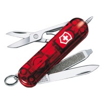 Ніж складаний, мультитул + LED Victorinox Signature Lite (58мм, 7 функцій), червоний 0.6226.Т