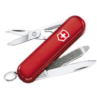 Ніж складаний, мультитул +LED Victorinox Swisslite (58мм, 7 функцій), червоний 0.6228