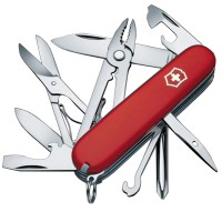 Ніж складаний, мультитул Victorinox Deluxe Tinker (91мм, 17 функцій), червоний 1.4723