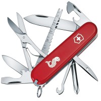 Ніж складаний, мультитул Victorinox Fisherman (91мм, 17 функцій), червоний 1.4733.72