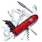 Ніж складаний, мультитул Victorinox Cybertool Lite (91мм, 36 функція), червоний прозорий. 1.7925.T