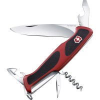 Ніж складаний, мультитул Victorinox Rangergrip 68 (130мм, 11 функцій), червоний 0.9553.С