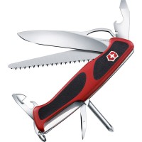 Ніж складаний, мультитул Victorinox Rangergrip 78 (130мм, 12 функцій), червоний 0.9663.МC