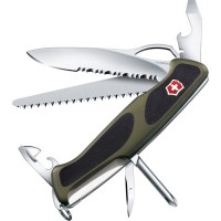 Ніж складаний, мультитул Victorinox Rangergrip 178 (130мм, 12 функцій), зелений 0.9663.MWC4