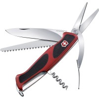 Ніж складаний, мультитул Victorinox Rangergrip 71 (130мм, 7 функцій), червоний 0.9713.C