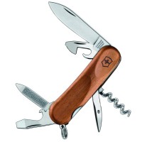 Ніж складаний, мультитул Victorinox Evowood 10 (85мм, 11 функцій), дерево 2.3801.63