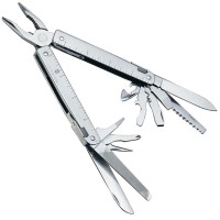 Ніж складаний, мультитул Victorinox Swisstool (115мм, 29 функцій), зі шкіряним чохлом 3.0323.L