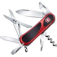 Ніж складаний, мультитул Victorinox Evogrip 14 (85мм, 14 функцій), червоний 2.3903.C