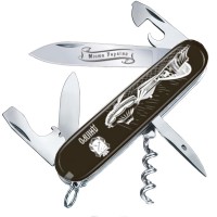 Ніж складаний, мультитул Victorinox Spartan City 3D Дніпро (91мм, 12 функцій), чорний 1.3603.3R32