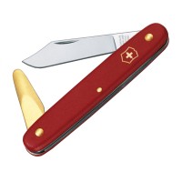 Ніж складаний, садовий мультитул Victorinox (100мм, 2 функції), червоний 3.9110