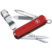 Ніж складаний, мультитул Victorinox Nailclip (65мм, 8 функцій), червоний 0.6463