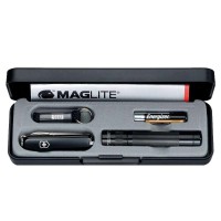 Набір Victorinox Maglite-Set (мультитул (58мм, 7 функцій) + ліхтар LED), у футлярі, чорний 4.4014