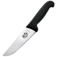 Ніж кухонний, побутовий Victorinox Fibrox Butcher (лезо: 160мм), чорний 5.5203.16