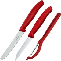 Набір кухонних ножів Victorinox Swiss Classic Paring Set (3 предмети), червоний 6.7111.31