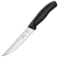 Ніж кухонний, побутовий Victorinox Swissclassic Steak (лезо: 140мм), чорний 6.7903.14