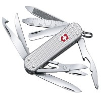 Ніж складаний, мультитул Victorinox Minichamp (58мм, 15 функцій), сталевий 0.6381.26