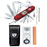 Набір Victorinox Expedition-Kit (ніж (91мм, 33 функції)+точилка+компас+ліхтар), з чохлом 1.8741.AVT