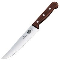 Ніж кухонний, побутовий Victorinox Wood Carving із серрейт. лезом (лезо: 180мм), дерево 5.1930.18