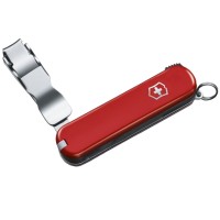 Шматочки для нігтів, мультитул Victorinox Nailclip (65мм, 4 функції), червоний 0.6453