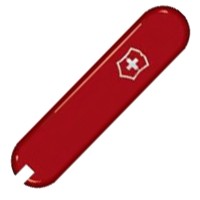 Накладка на ручку ножа with Logo Victorinox (58мм), передня, червона C6200.3