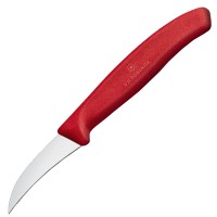 Ніж кухонний, побутовий Victorinox SwissClassic Shaping (лезо: 60мм), червоний 6.7501