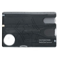 Набір Victorinox Swisscard Nailcare (82x54x4мм, 13 функцій) чорний прозрачний 0.7240.T3
