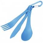 Набір столових приладів Sea to Summit Delta Cutlery Set (ложка, вилка, ніж), блакитний