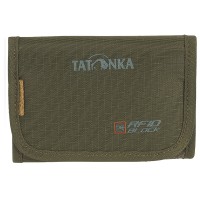 Гаманець із захистом від зчитування даних Tatonka Folder RFID Block (9x12x2см), оливковий 2964.331