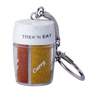 Брелок із приправами Trek'n Eat Seasonings Dispenser 4-parts keyring (сіль, чорний перець, паприка, каррі)