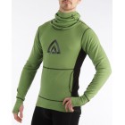 Худі чоловічі Aclima WarmWool Hood Sweater Man Forest Green / Black L