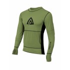 Худі чоловічі Aclima WarmWool Hood Sweater Man Forest Green / Black S