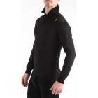 Термокофта Aclima HotWool 230 gr Polo W/Zip Unisex Black XXXL