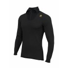 Термокофта Aclima HotWool 230 gr Polo W/Zip Unisex Black XXXL