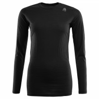 Термокофта жіноча Aclima LightWool Shirt Crew Neck Woman JetBlack L