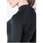 Термофутболка жіноча Aclima WarmWool Crew Neck Woman Black M