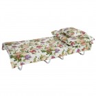 Ліжко на ламелях з ліжком d25 мм бязь (Квіти польові)