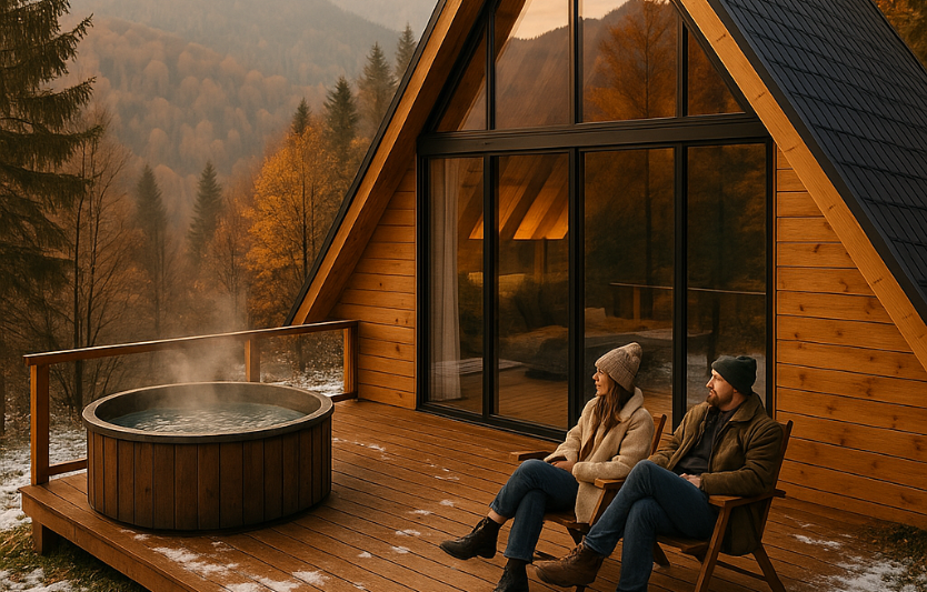 A-фрейми в Україні: комфорт серед казкових краєвидів