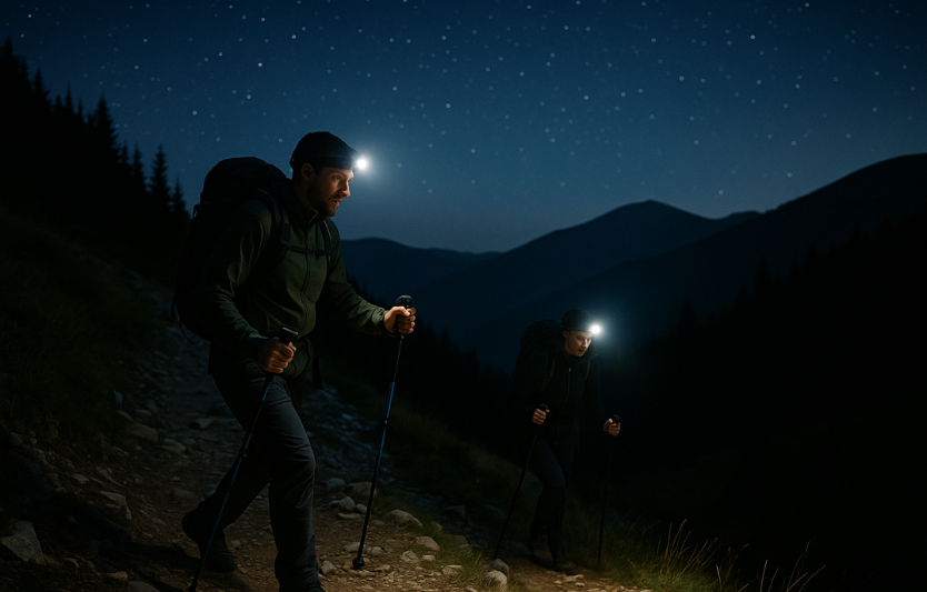 Гірський похід вночі: як підготуватися до мандрівки у темряві